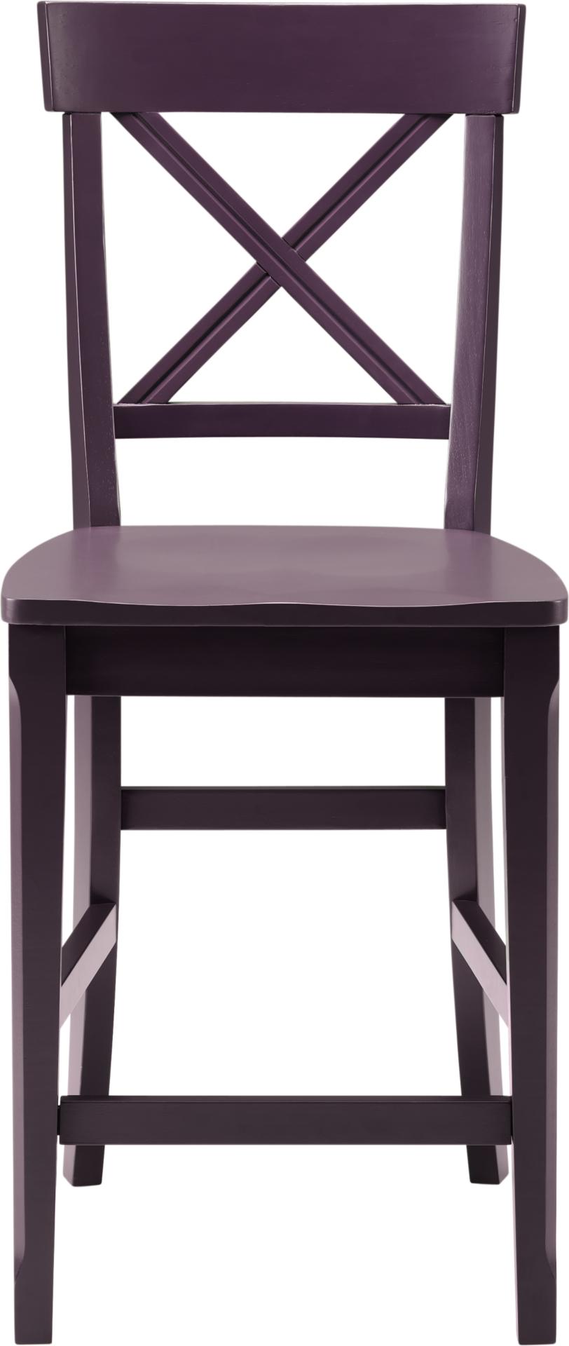 Rainbow Plum Counter Height Stool