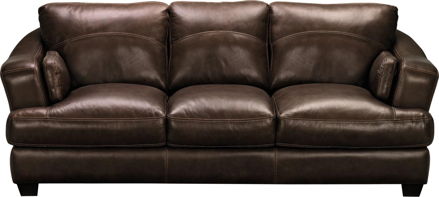 Marsala Chocolate Leather Sofa