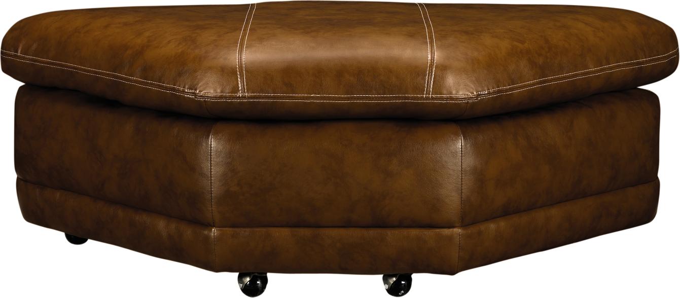 Westwood Cognac Ottoman