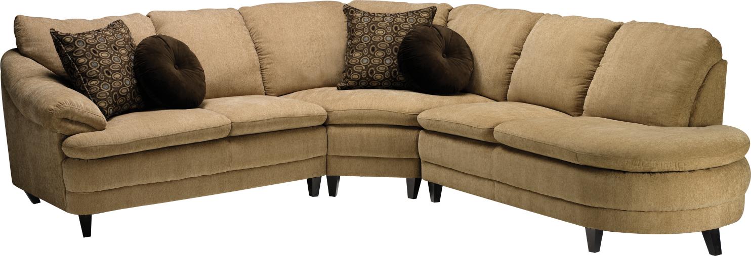 Encore Camel 3-pc Sectional