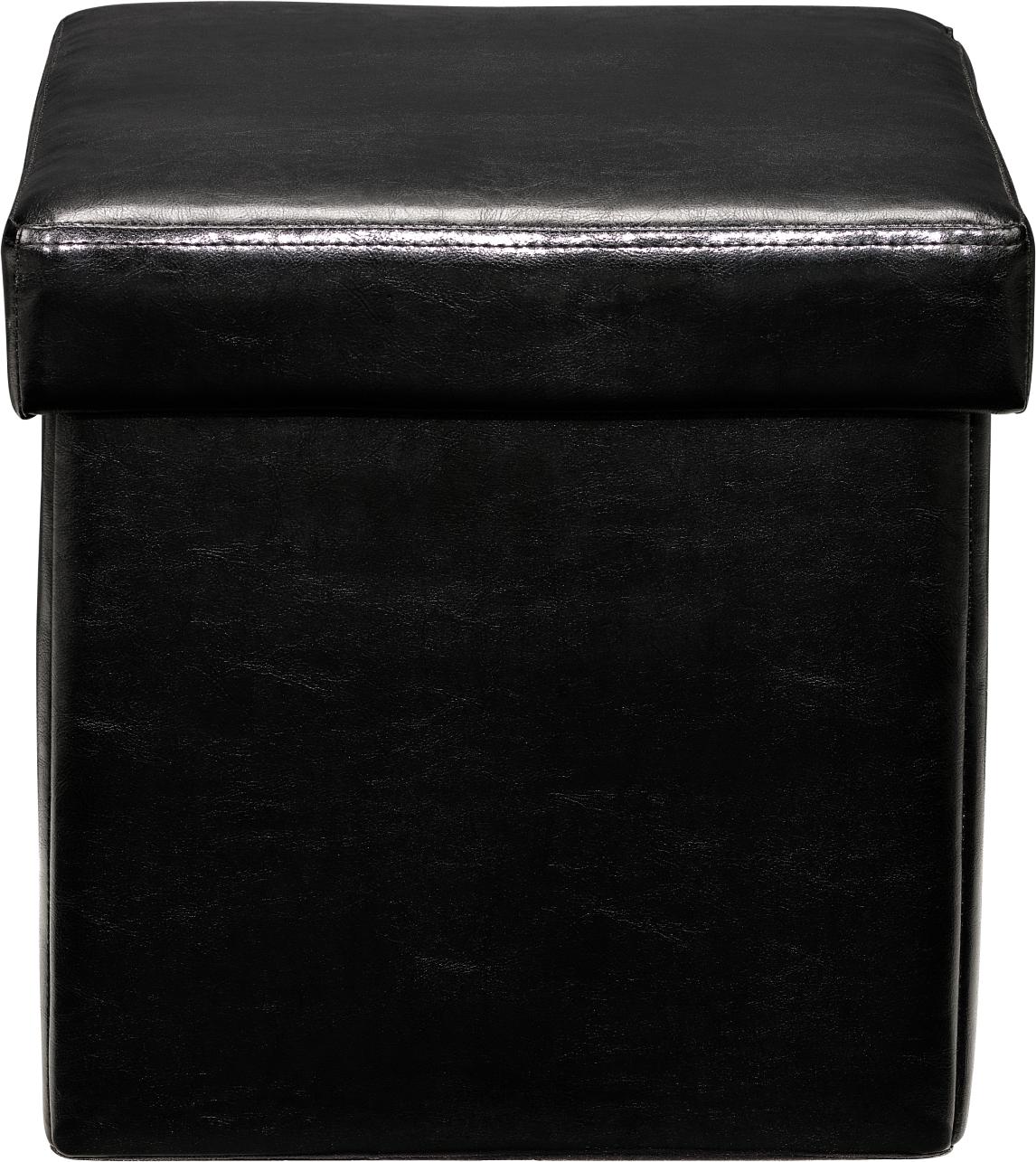Black Vinyl Folding Cube