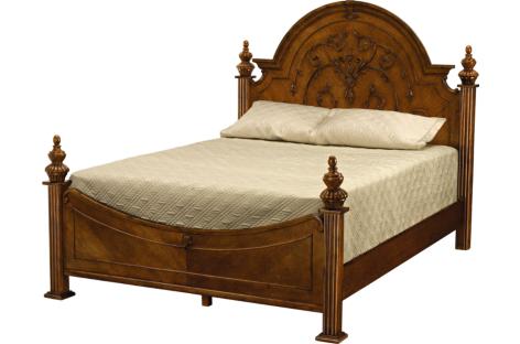 Victorian Queen Panel Poster Bed