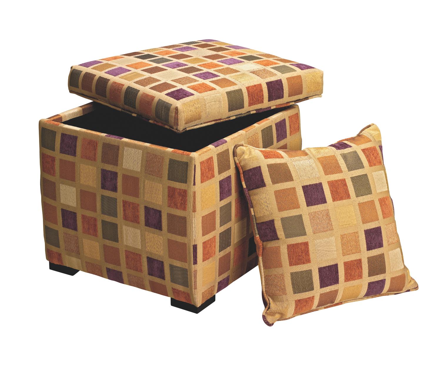 Skyline Storage Ottoman With 2 Pillows