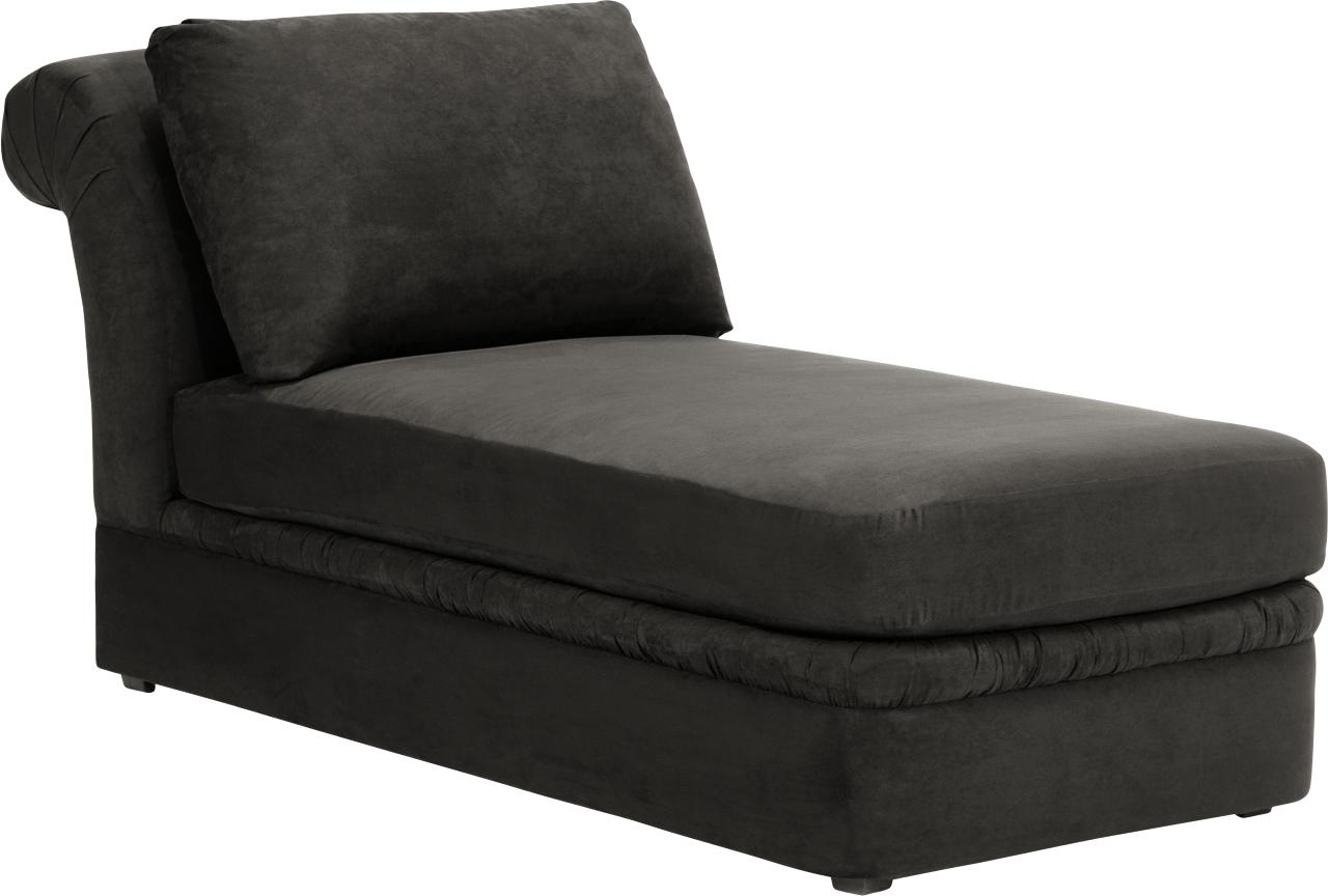 Kerrigan Black Chaise