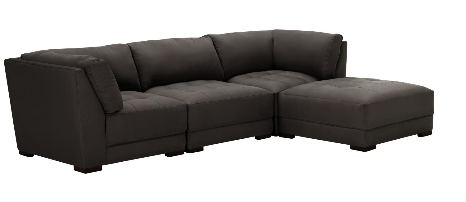 Titan Charcoal 4-pc Sectional