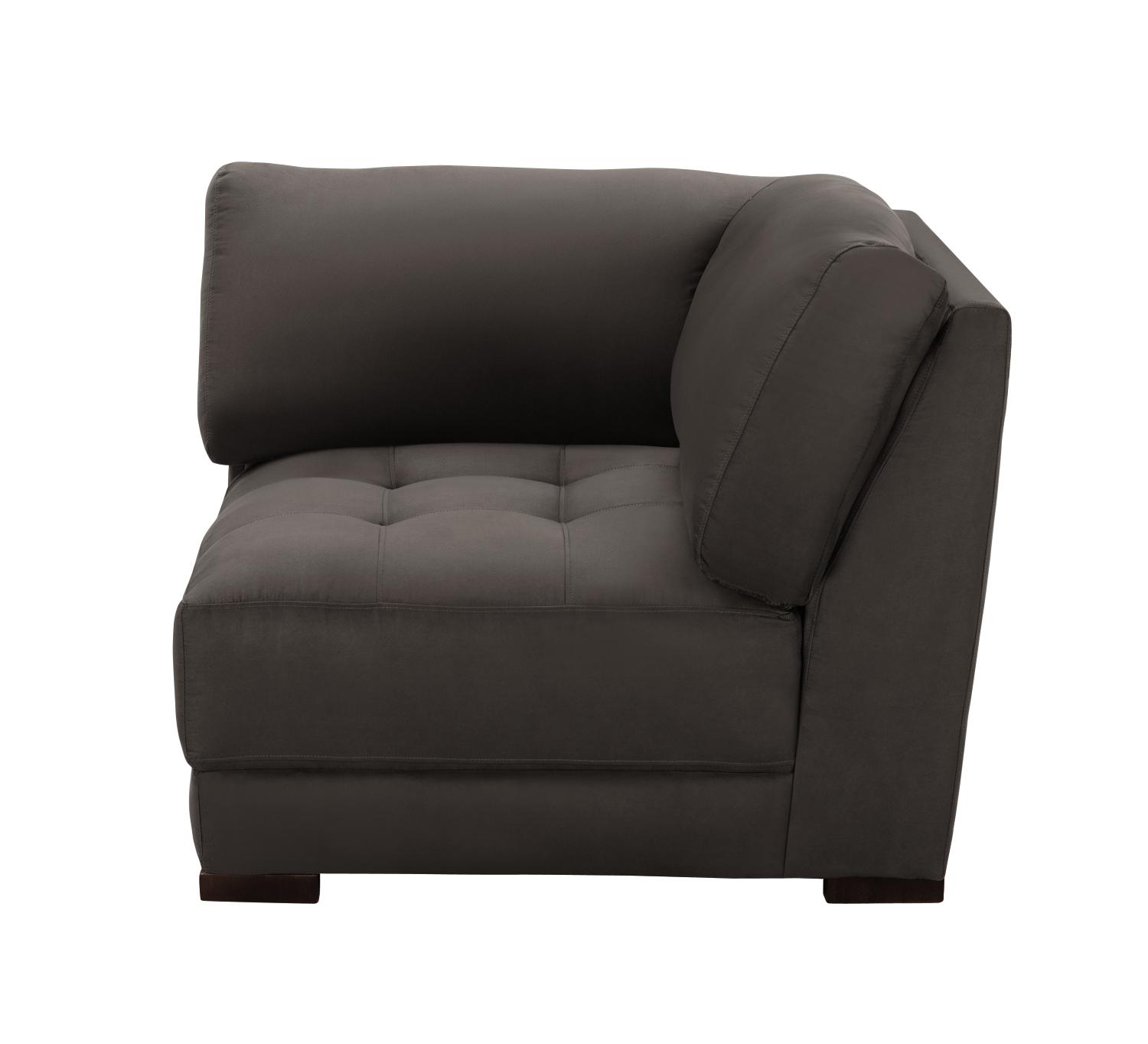 Titan Charcoal Corner Chair