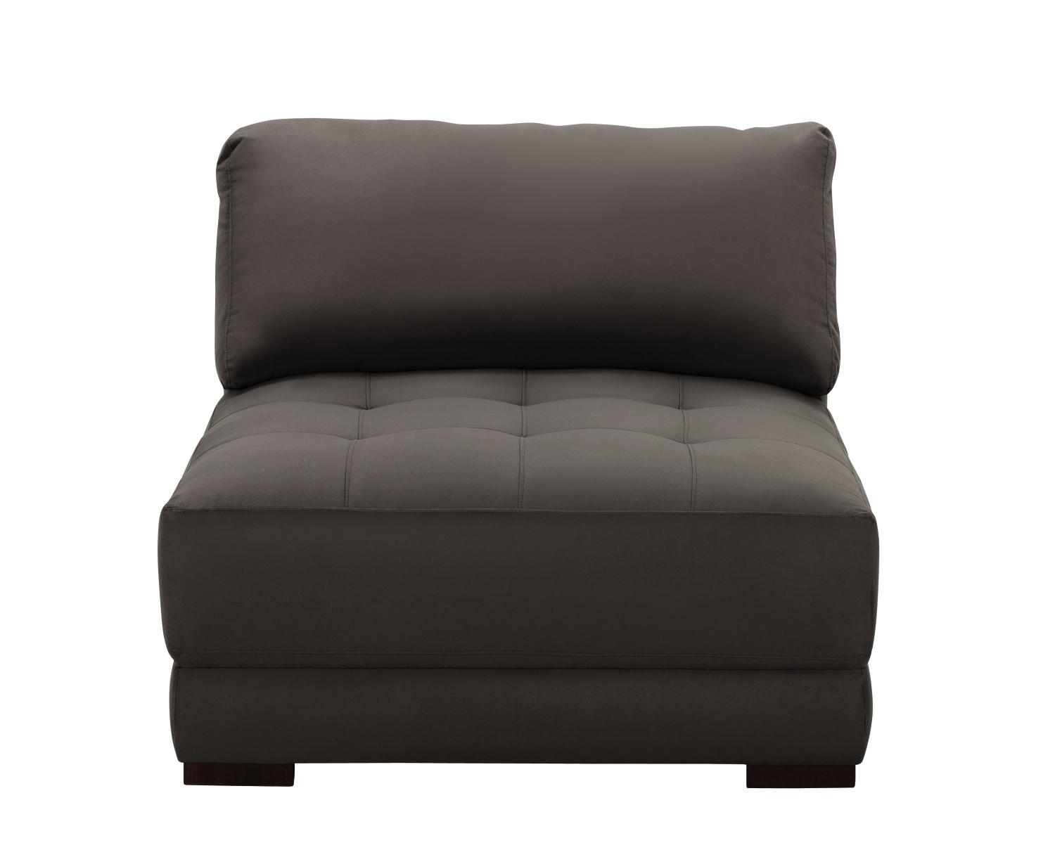Titan Charcoal Armless Chair