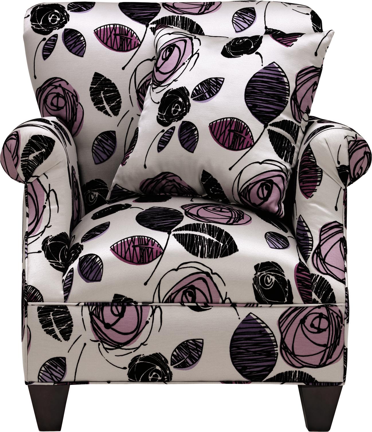 Kerrigan Raspberry Accent Chair
