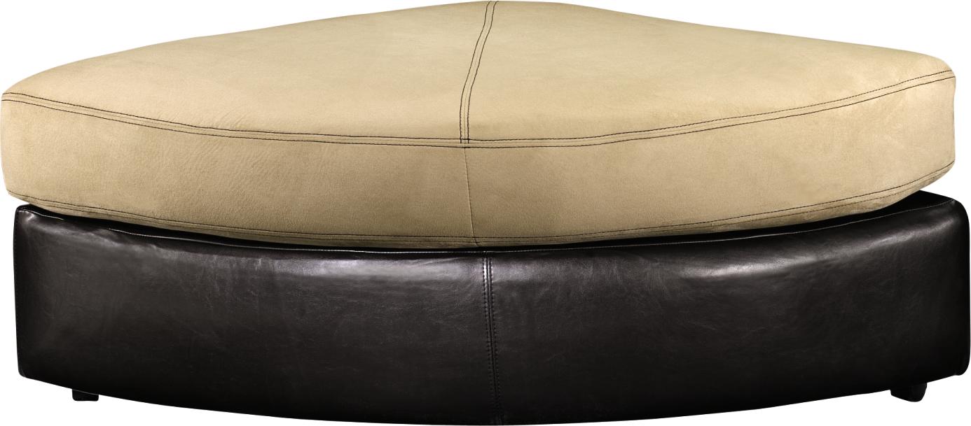 Beckett Hazelnut Wedge Ottoman