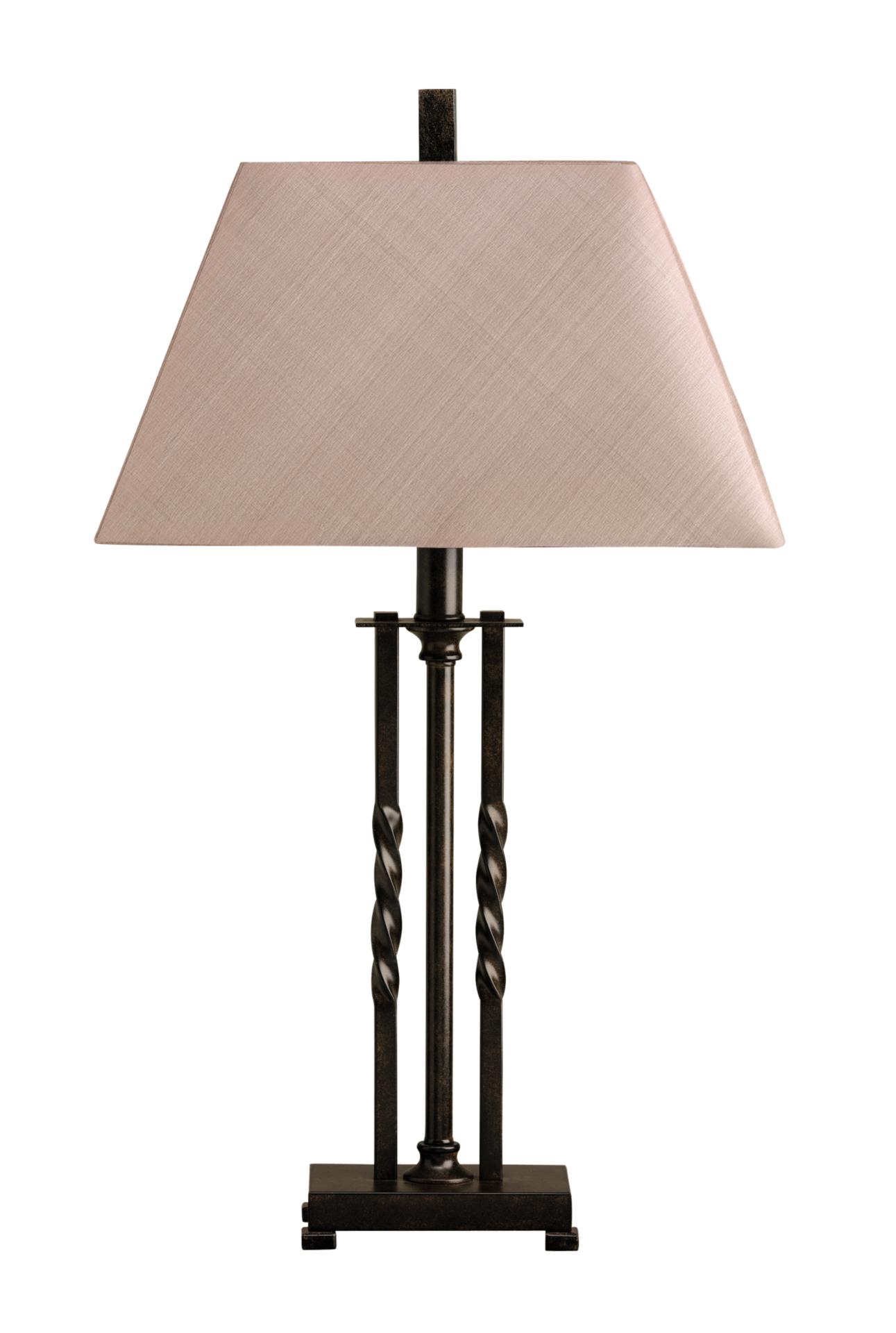 Bronze Twist 32" Table Lamp