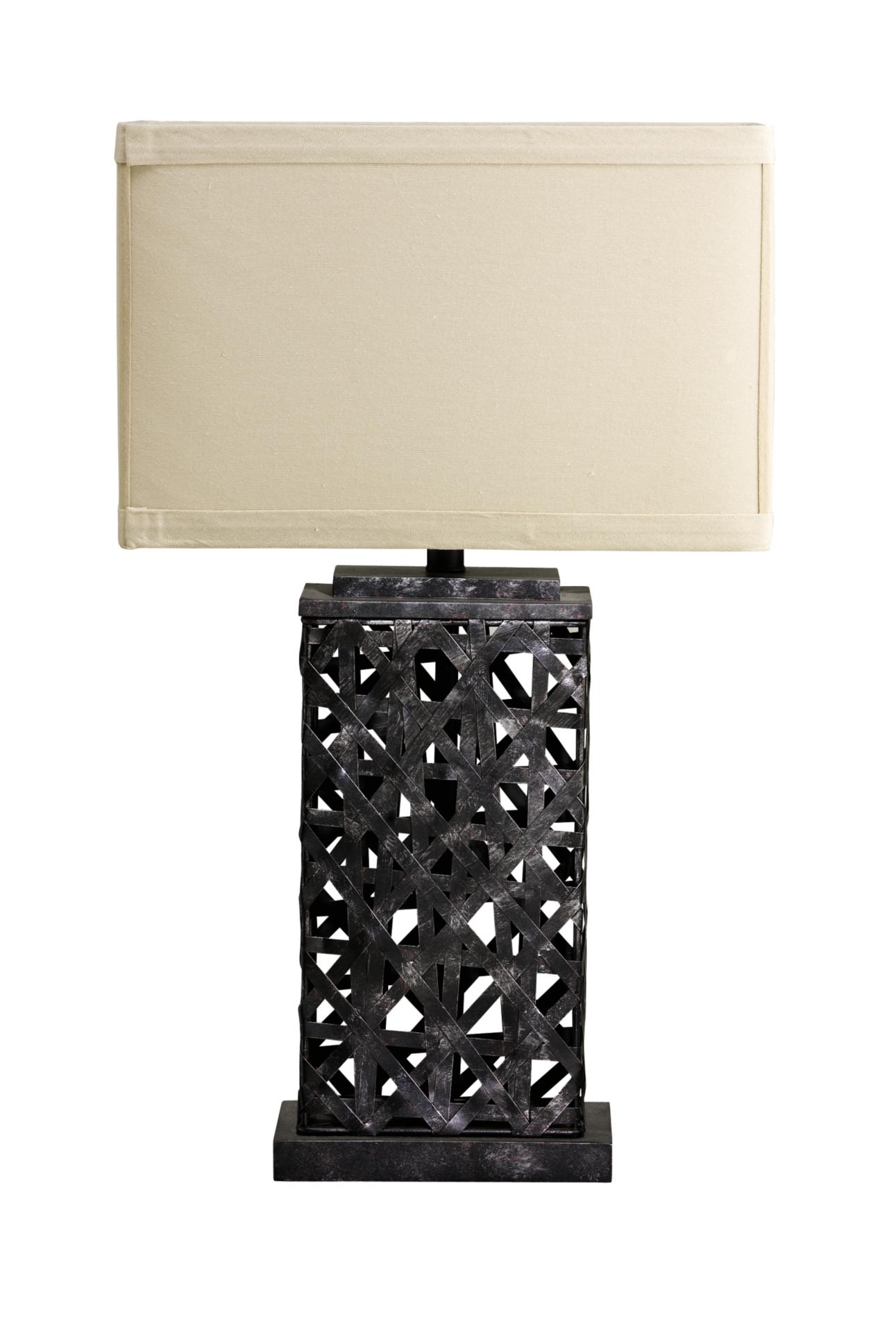 Black Metal 29" Table Lamp