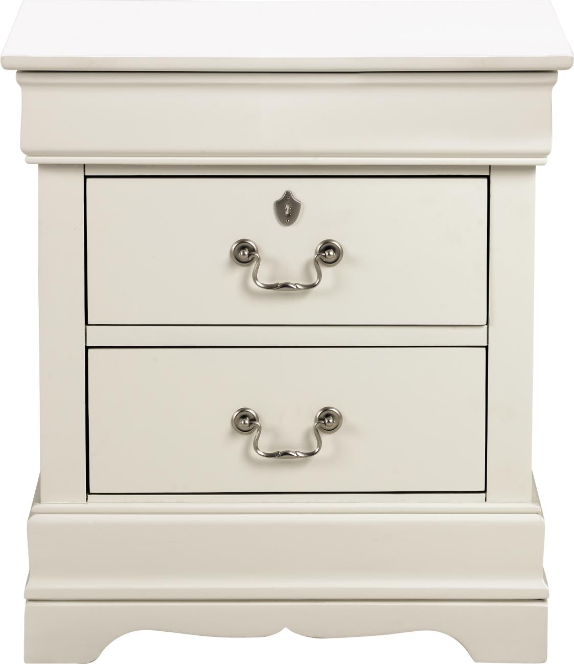 Classic White Nightstand