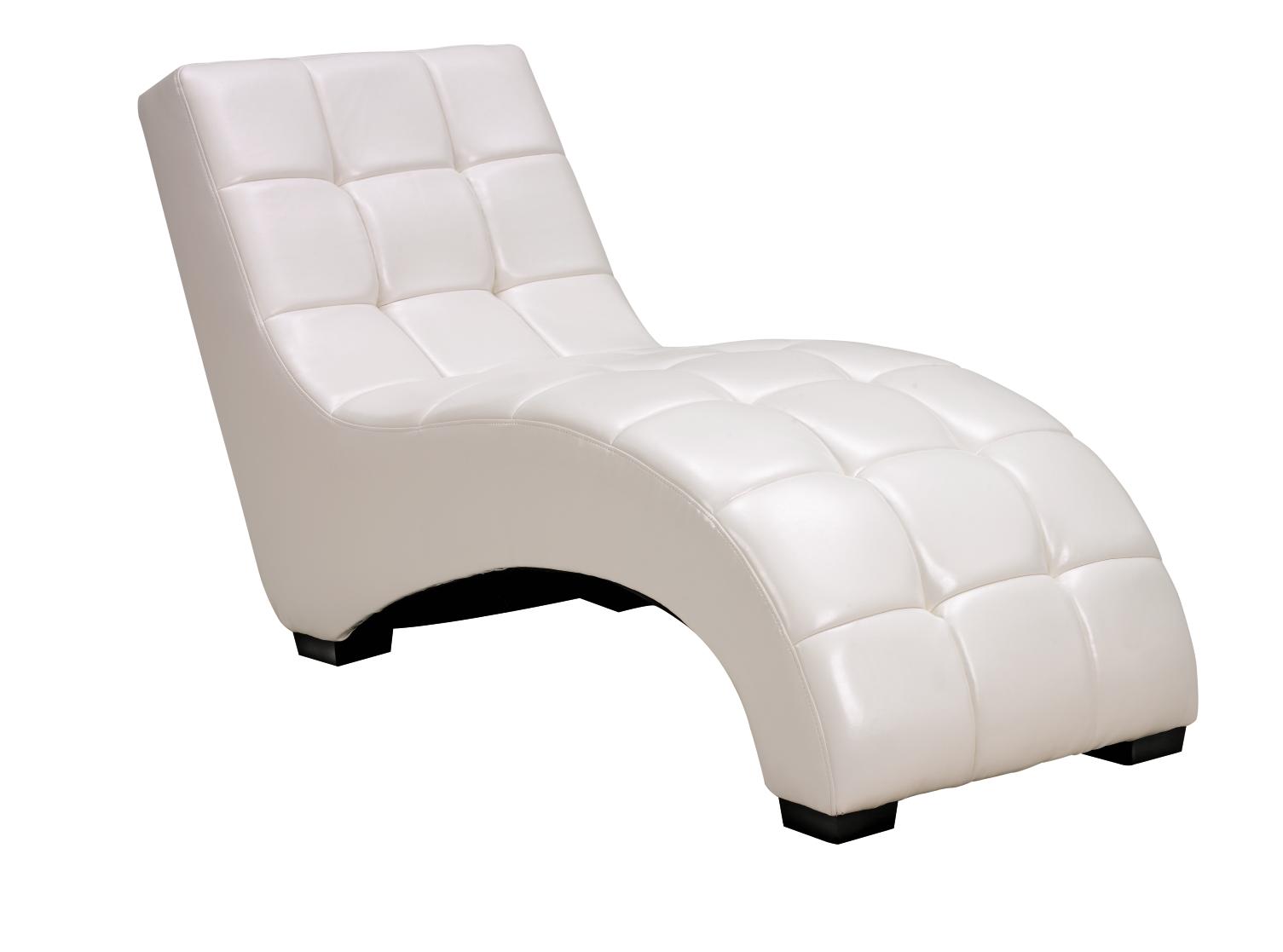 Paige White Chaise Lounger