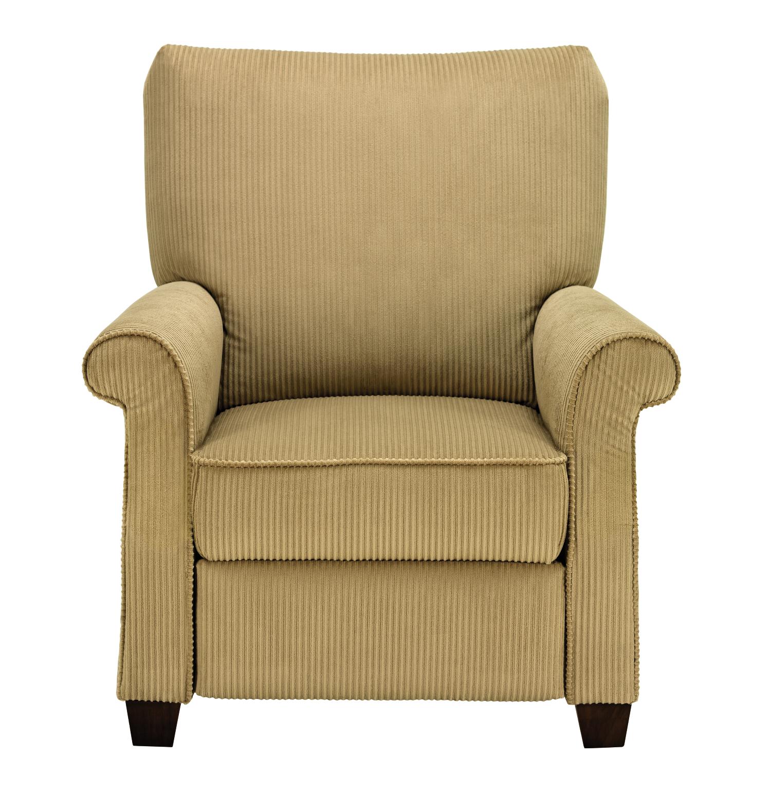 Janay Taupe Reclining Accent Chair