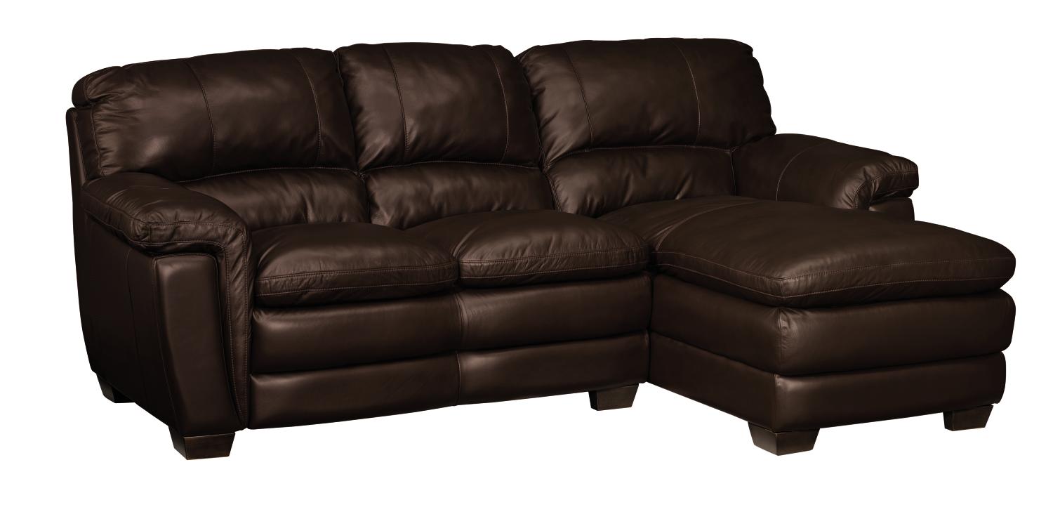 Sedona Chocolate 2-pc Leather Sectional