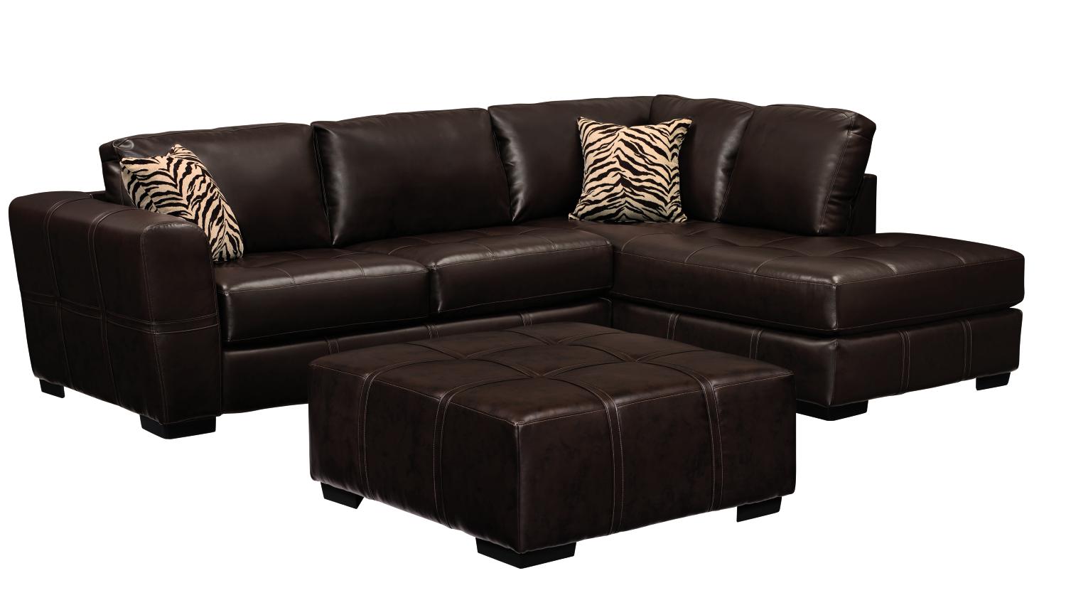 Austin Chocolate 3-PC Sectional
