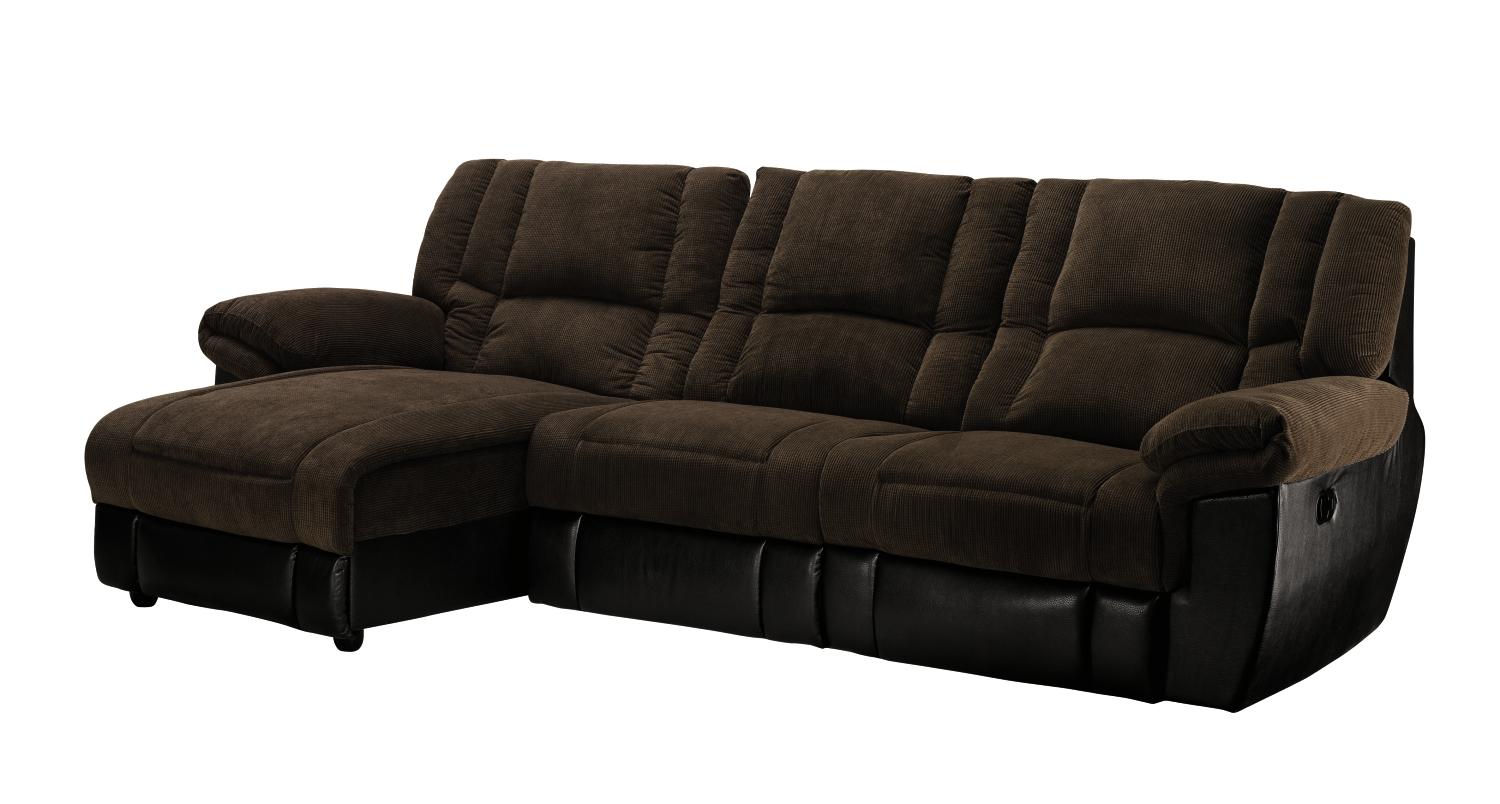 Checkers Chocolate 2-pc Sectional