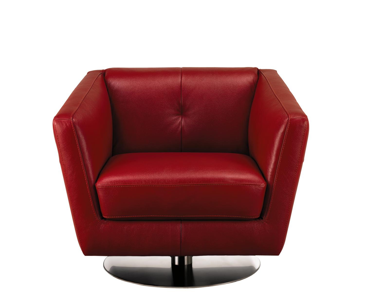 Cortez Red Swivel Chair