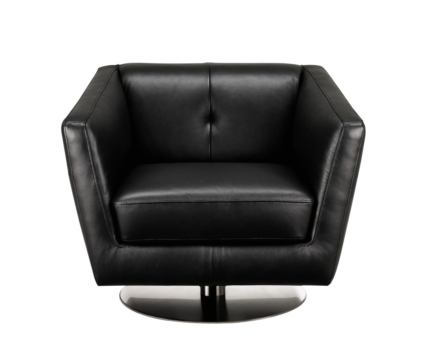Cortez Black Swivel Chair