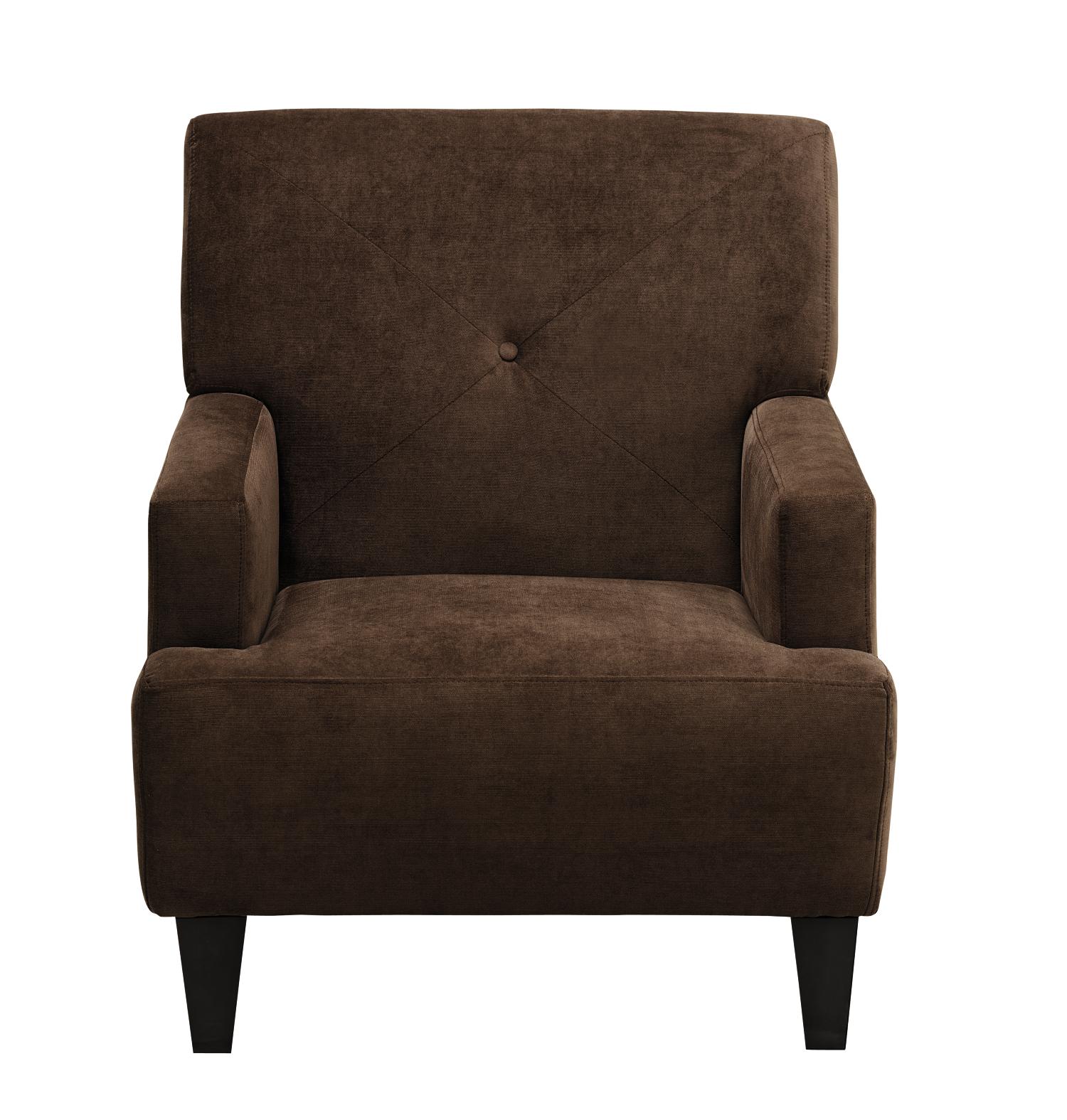 Kenzie Chocolate Accent Chair