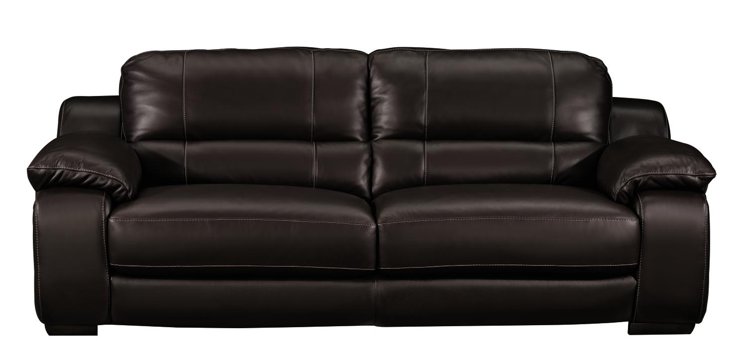 Montana Walnut Leather Sofa