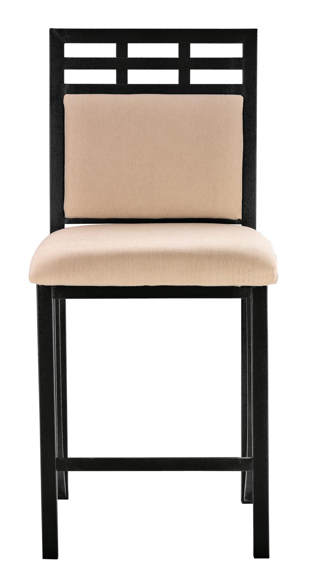 24" Stylus Black Bar Stool