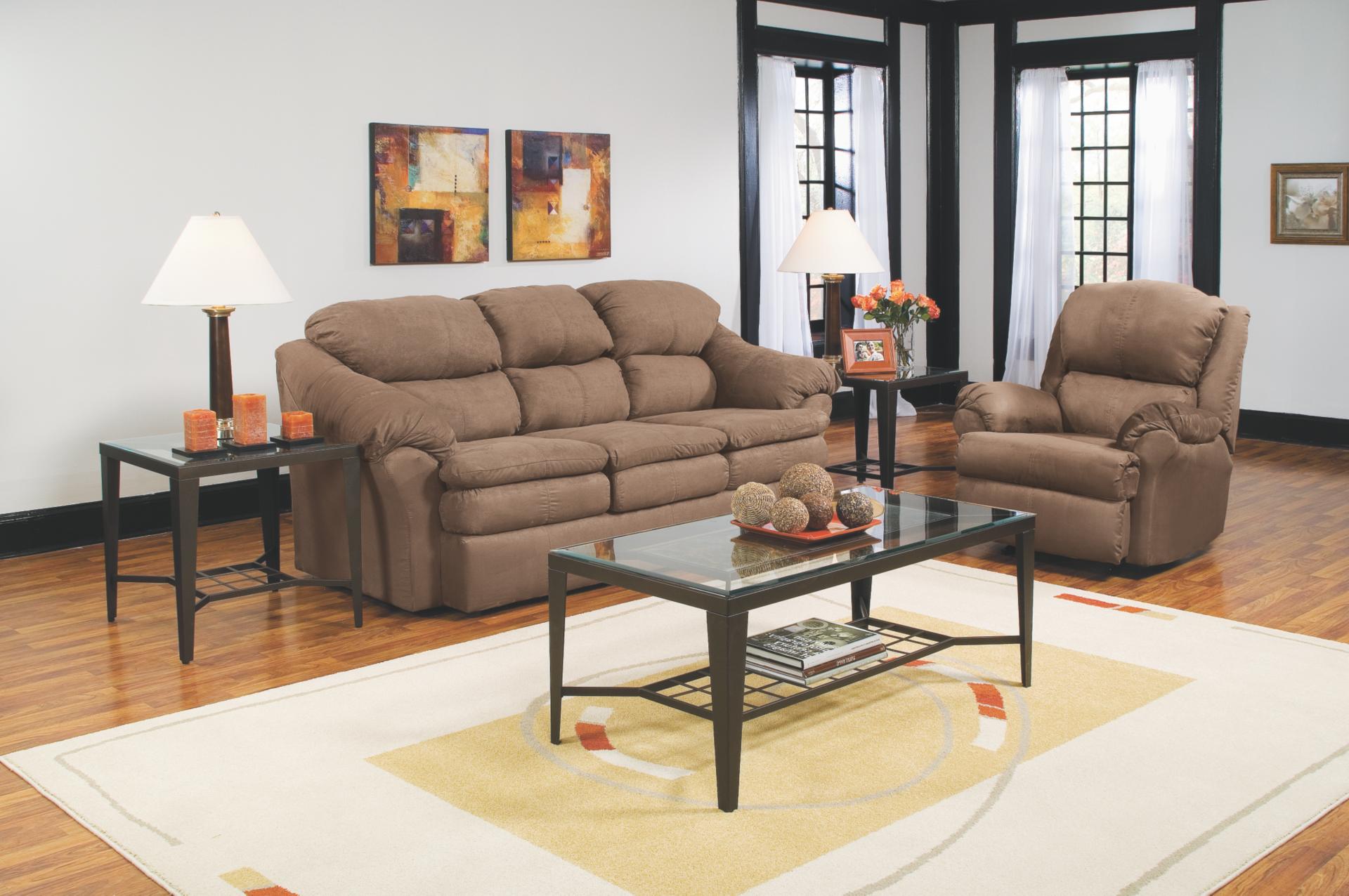 Sensations 2-PC Sofa & Chaise Recliner Package