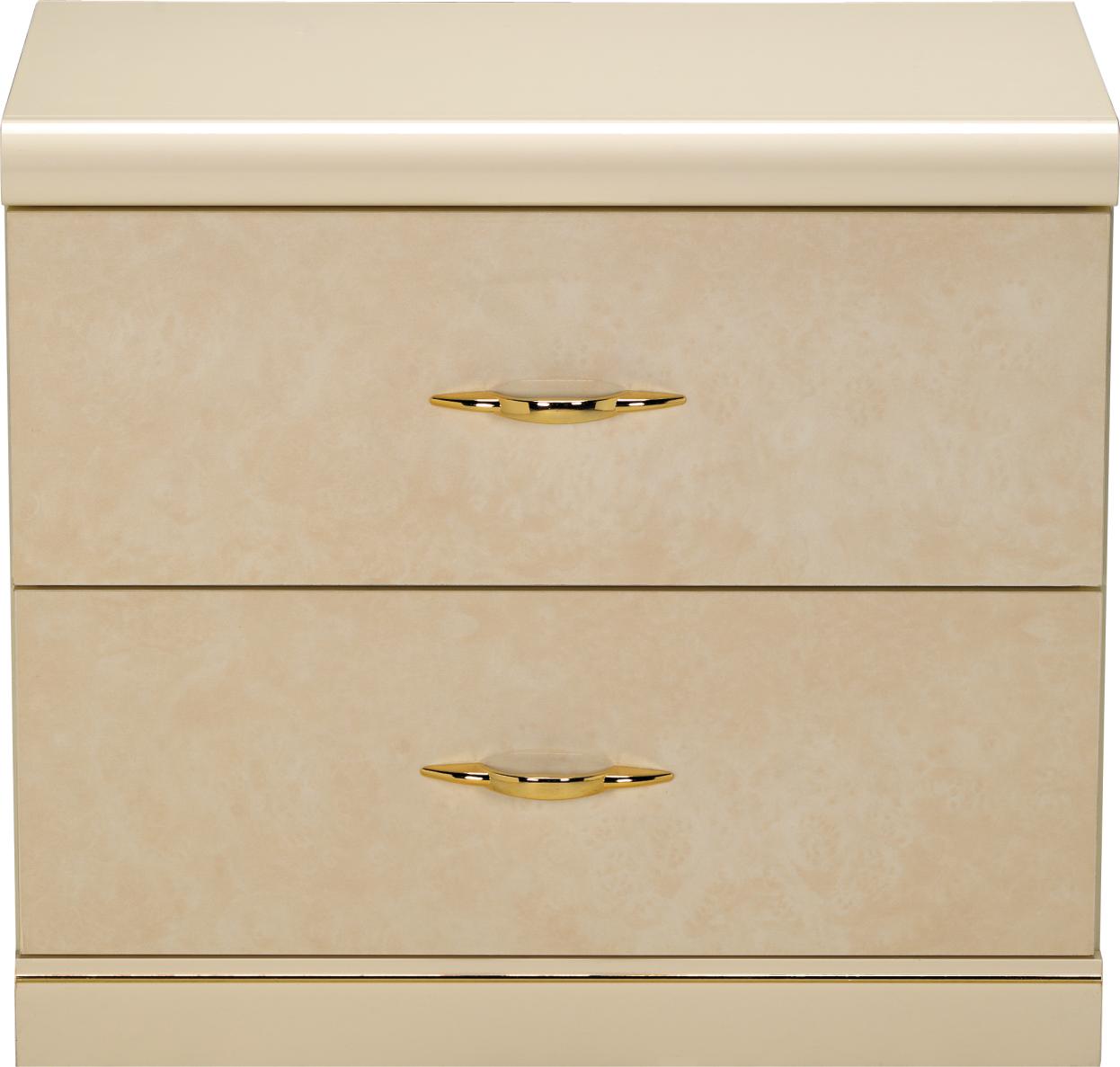 Alpha White Nightstand