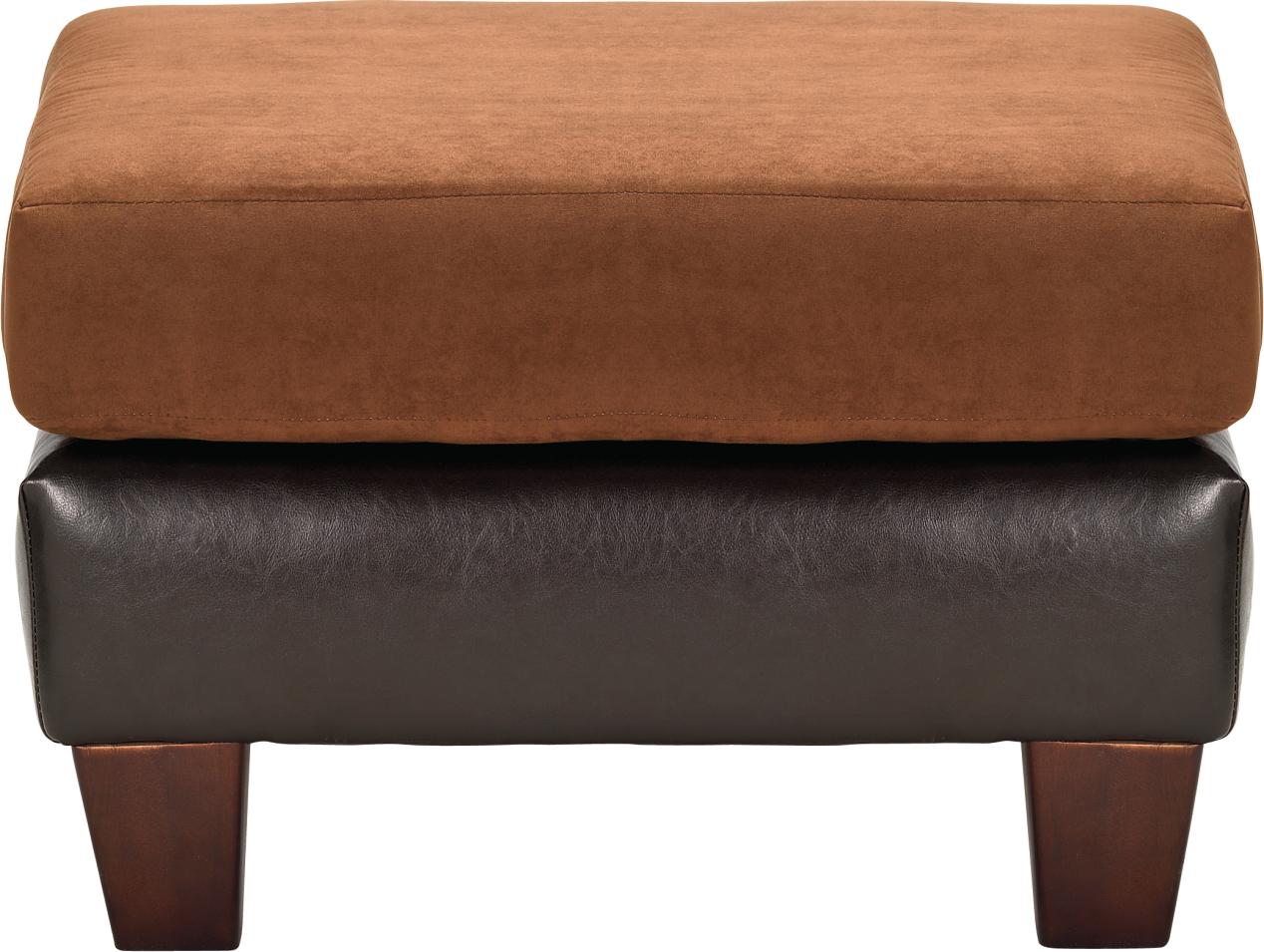 Walker Chocolate Ottoman