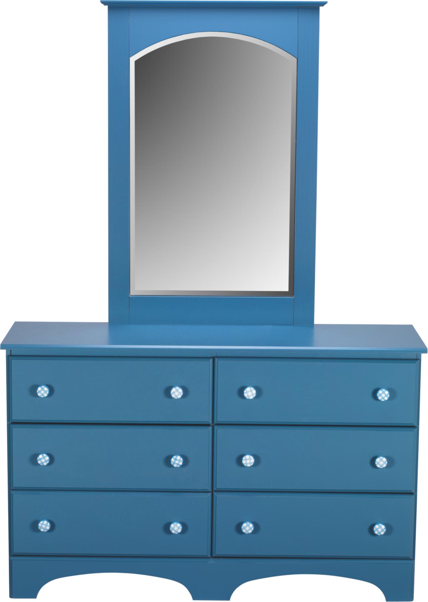 Nantucket Blue Dresser & Mirror