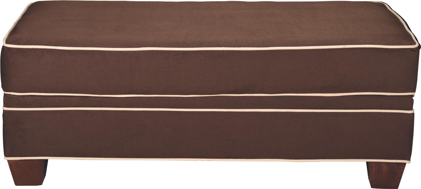 Riva Chocolate Ottoman