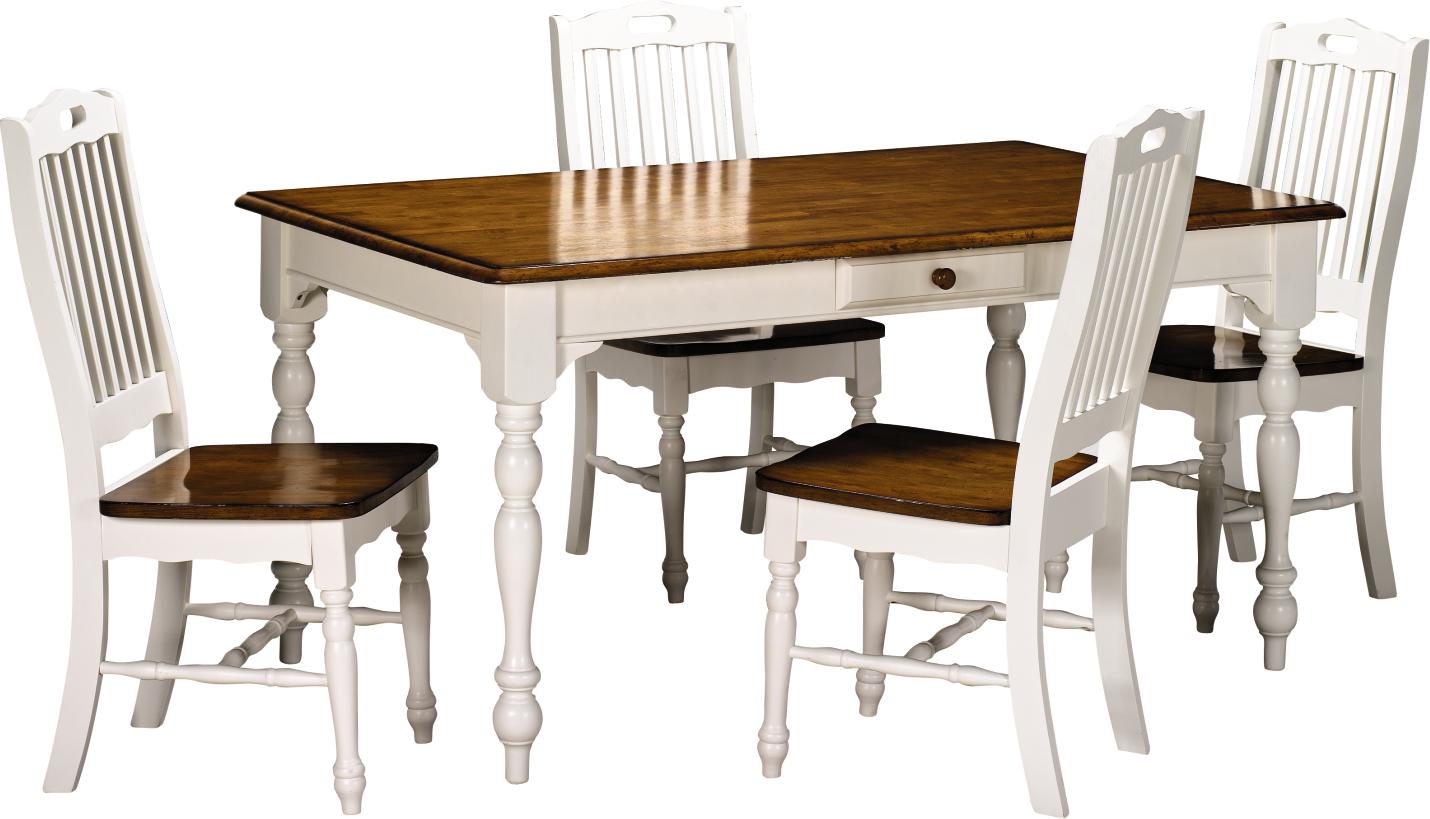 Sea Island White 5-pc Dinette
