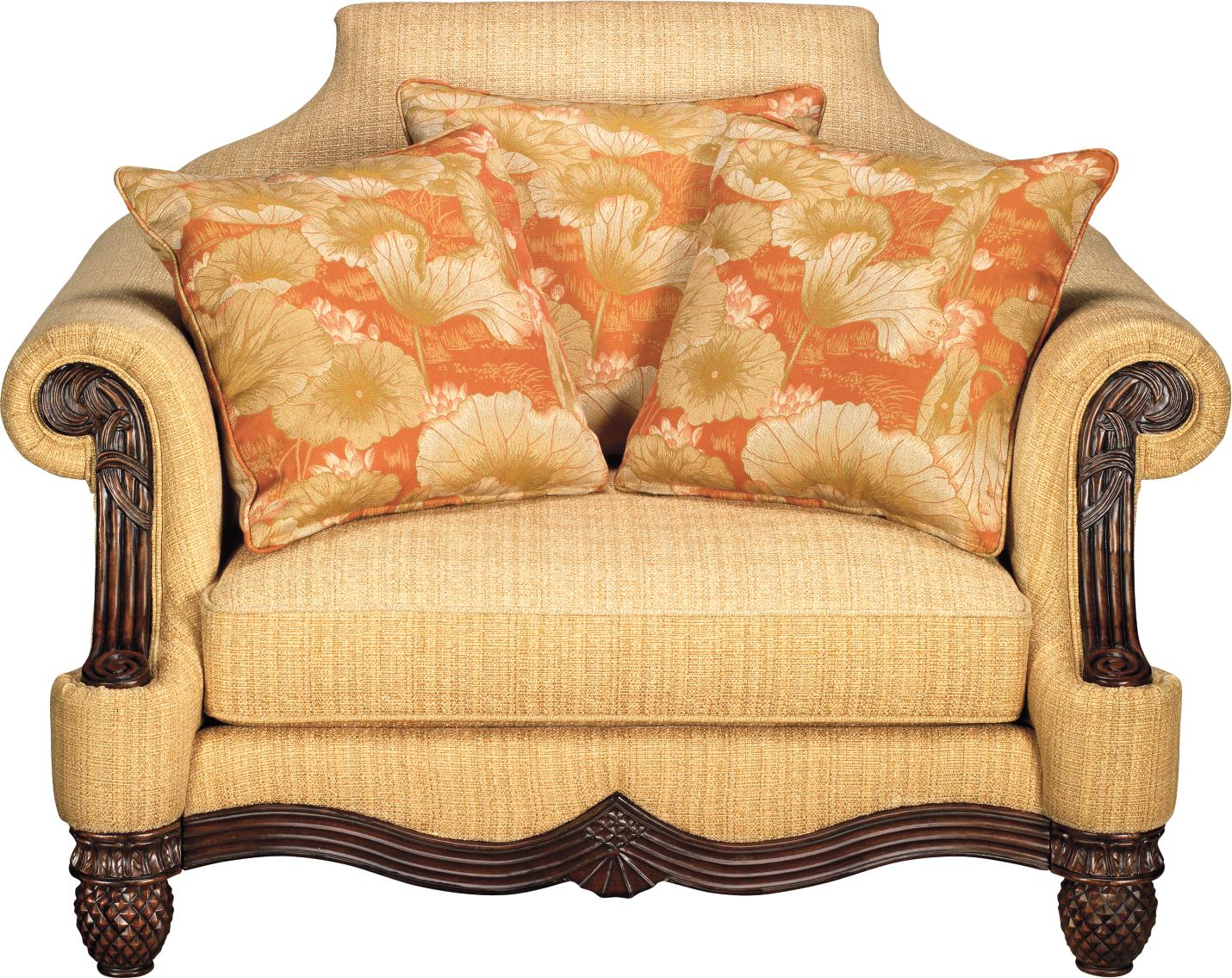 Anguilla Bamboo Chair & 1/2