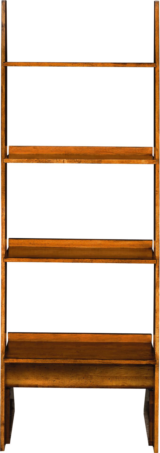 Pine Single Leaning Bookcase