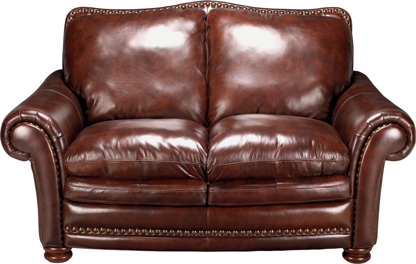 Mckinsley Burgundy Leather Loveseat