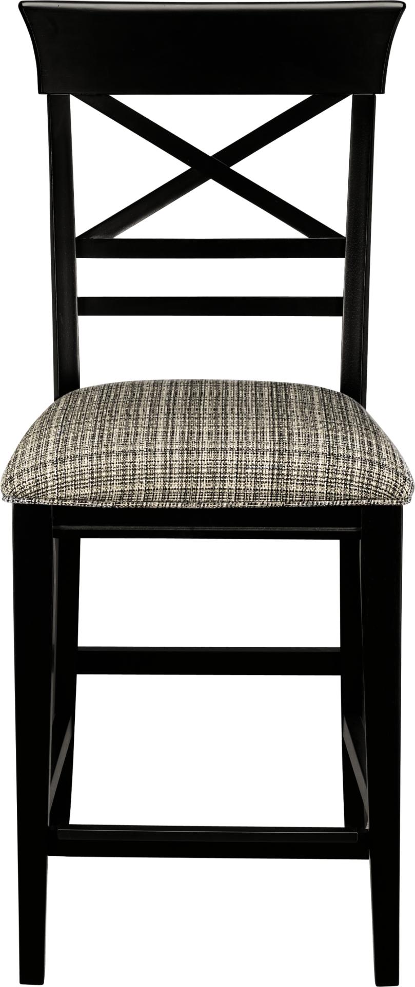 Plantation Cove Black Counter Height Stool