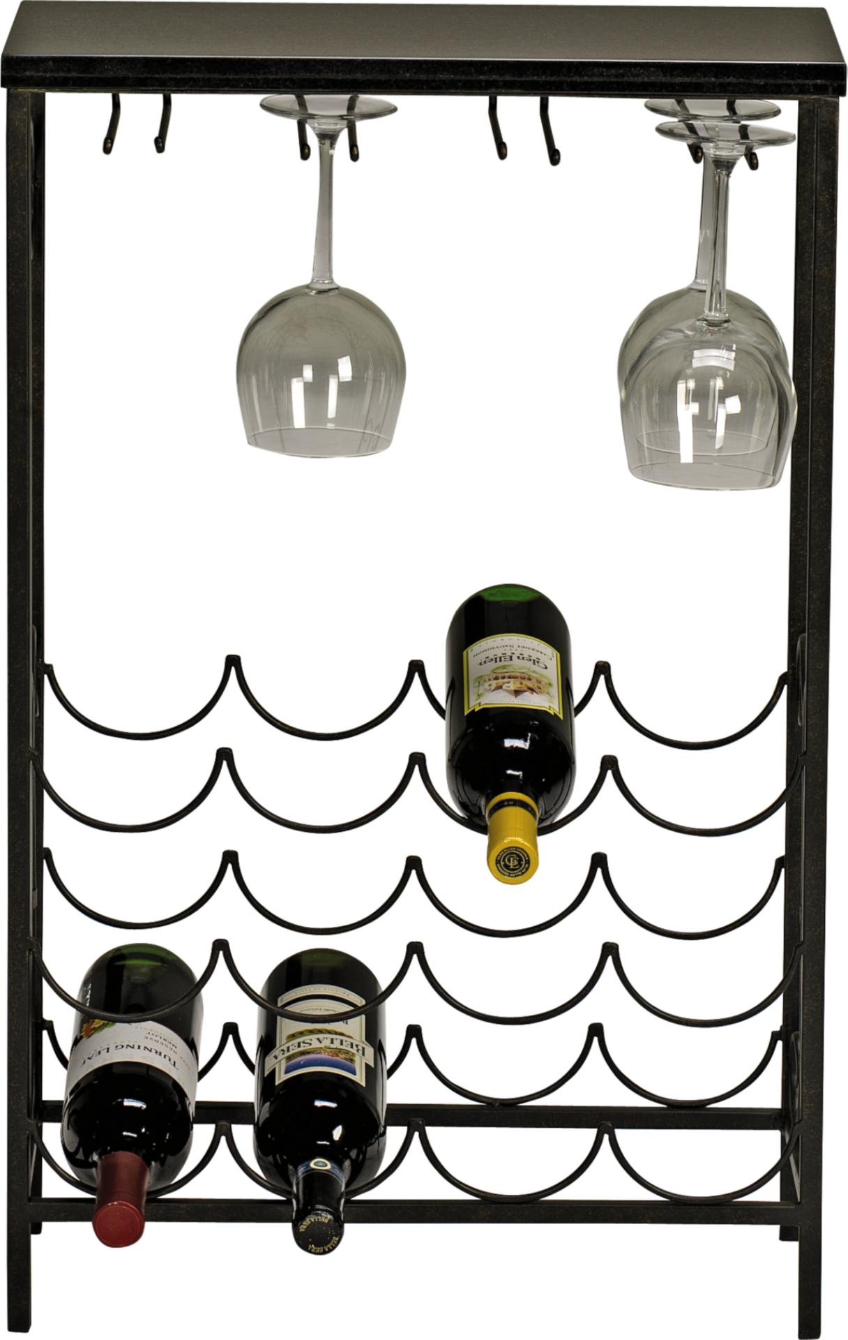 Granite Table With Wine Rack