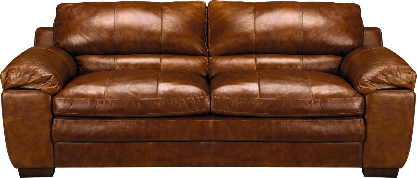 Siena Chestnut Leather Sofa