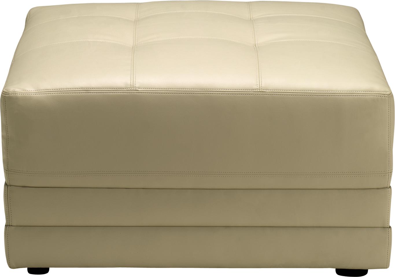Taos Ivory Ottoman