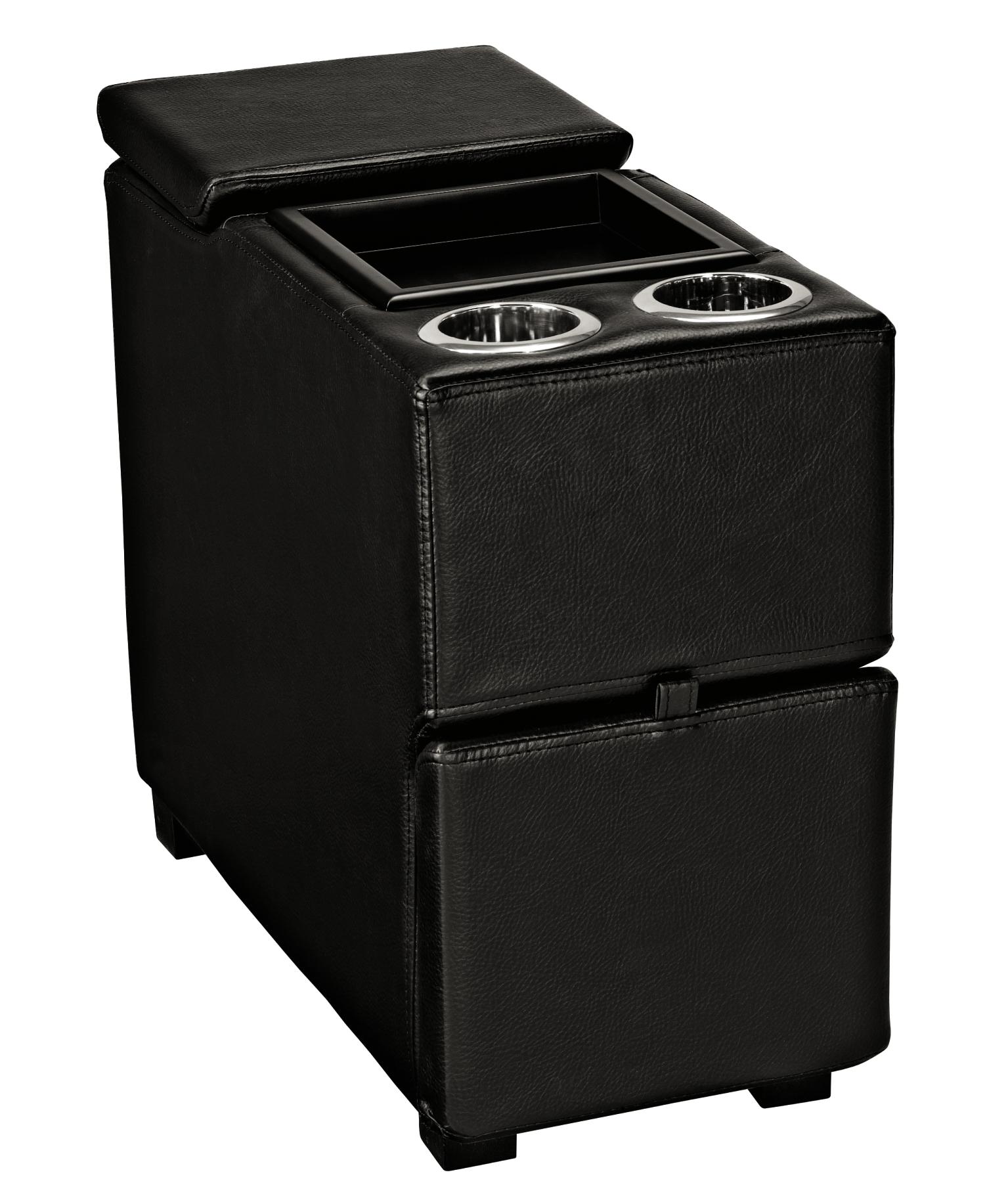 Wyatt Black Console Storage Wedge