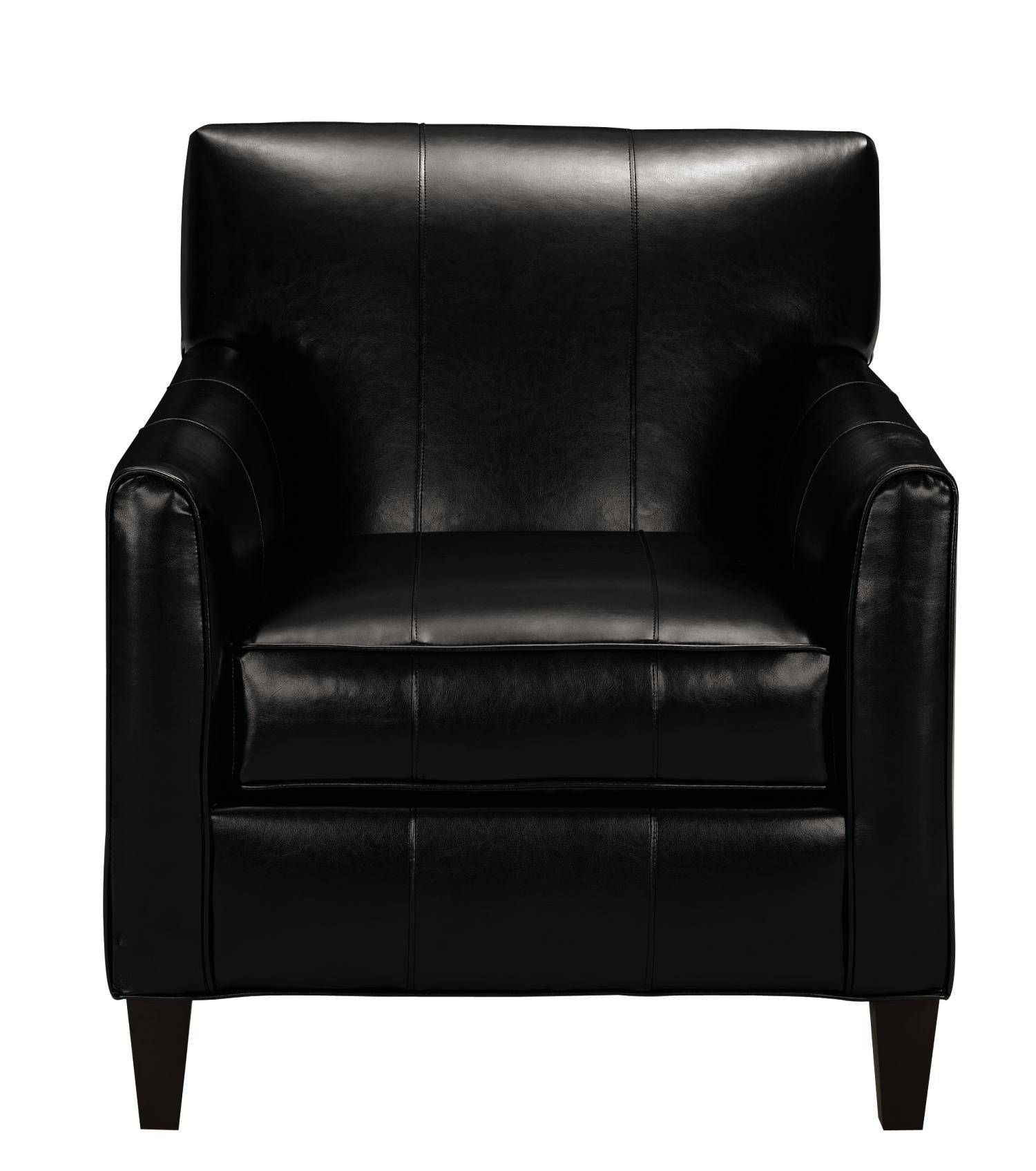 Titan Black Accent Chair