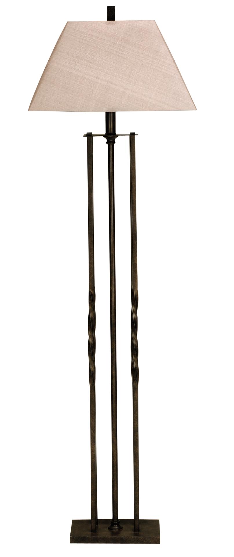 Bronze Twist 68" Floor Lamp
