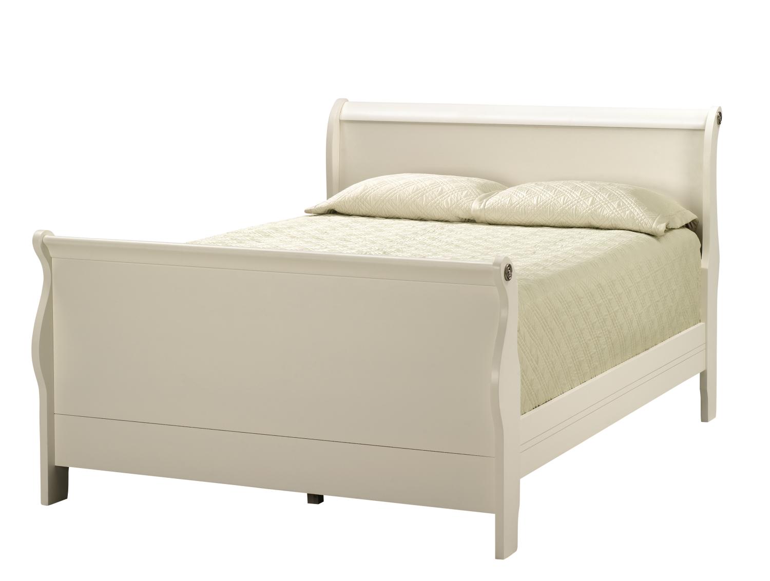 Classic White Queen Bed