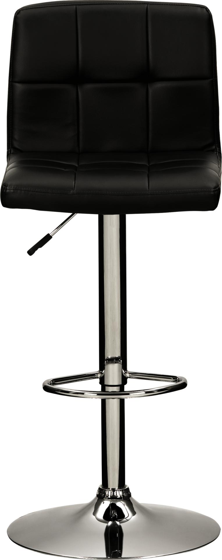 Marseille Black Adjustable Bar Stool