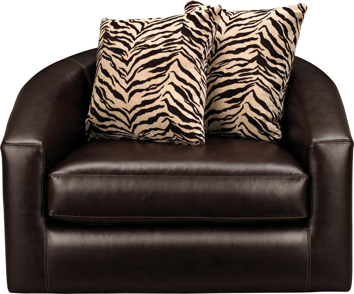 Austin Chocolate Swivel Chair