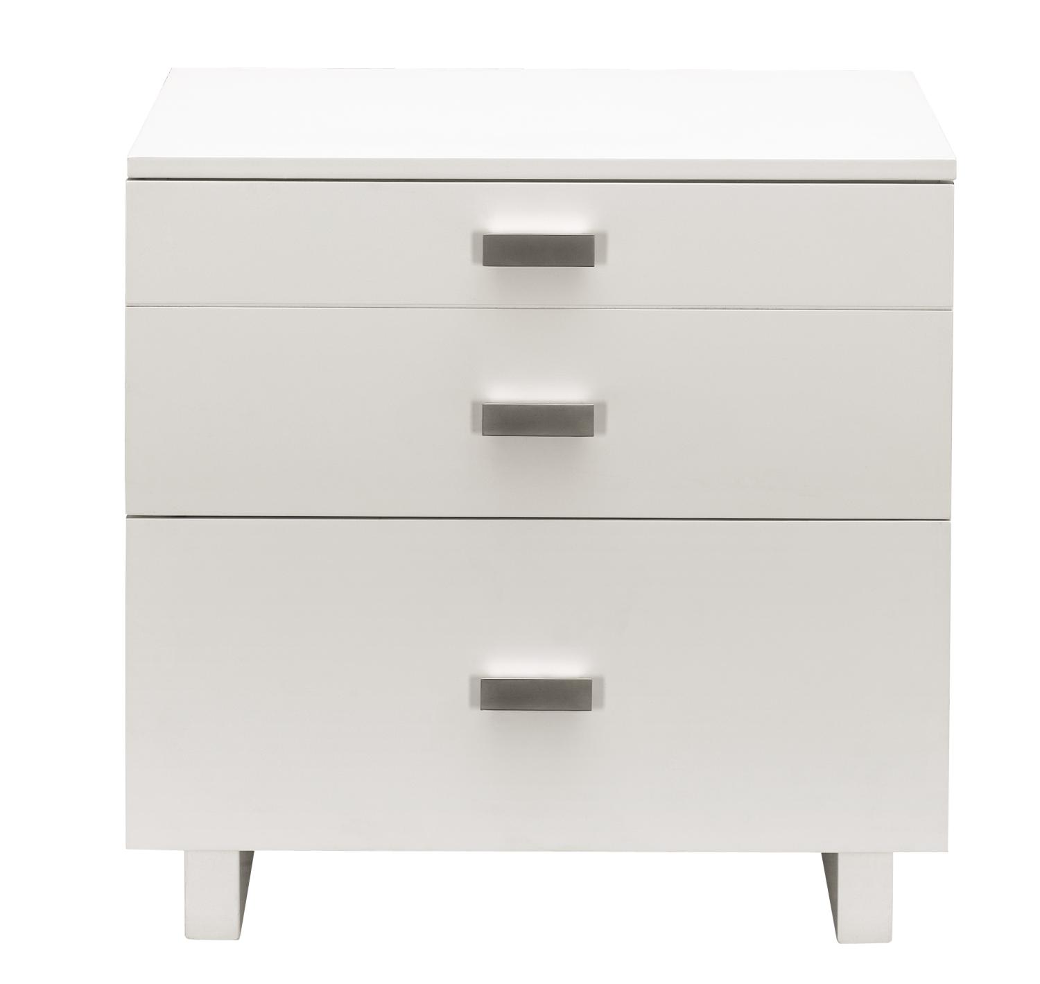 Metro White Nightstand