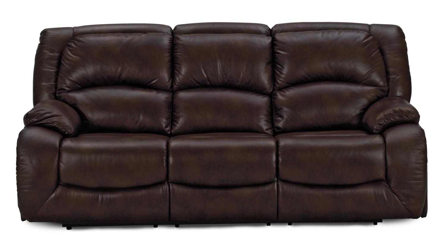 October Brown Reclining Sofa
