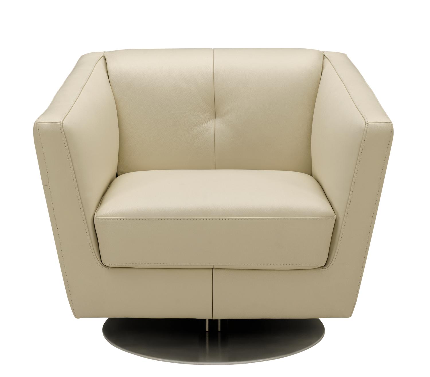Cortez White Swivel Chair