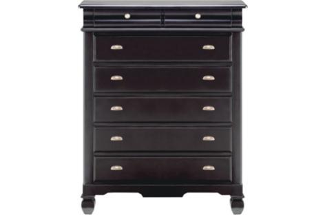 Plantation Cove Black Drawer Chest