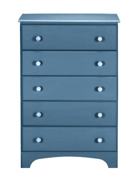 Nantucket Blue 5-Drawer Chest